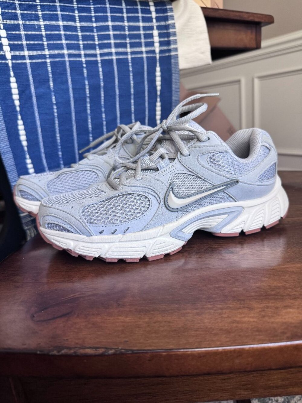 Nike V5 RNR Suede "Wolf Grey Phantom" Sneakers - Women's Size 7.5